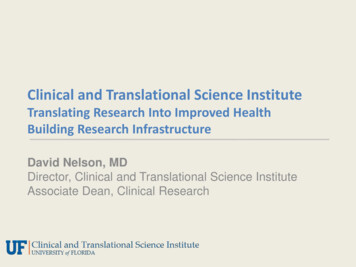 Clinical And Translational Science Institute - University Of Florida
