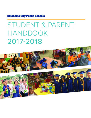 STUDENT & PARENT HANDBOOK - Oklahoma City Public Schools