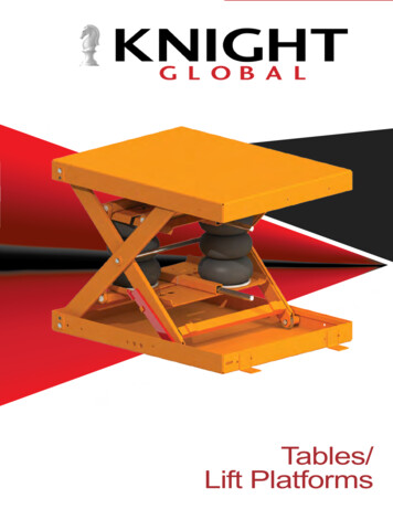 Tables/ Lift Platforms - Knight Global