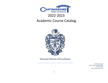 2022-2023 Academic Course Catalog - Fultonschools 