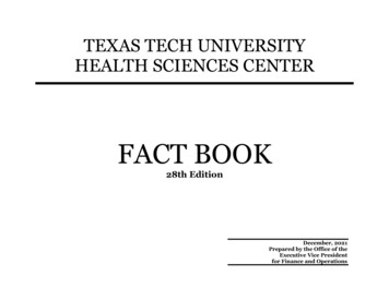 ACT BOOK F - Texas Tech University Health Sciences Center
