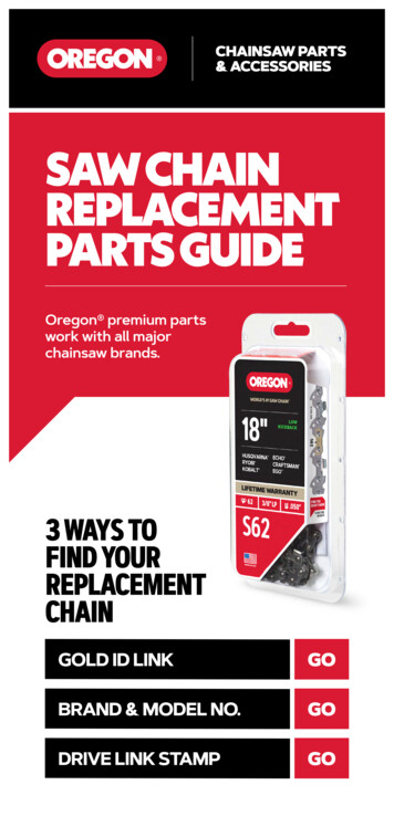Saw Chain Replacement Parts Guide
