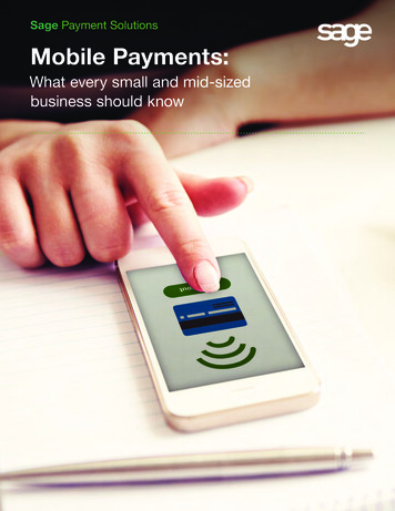 Sage Payment Solutions Mobile Payments
