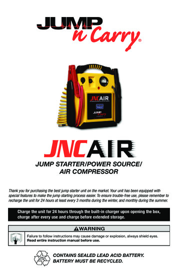 Jump Starter/Power Source/ Air Compressor