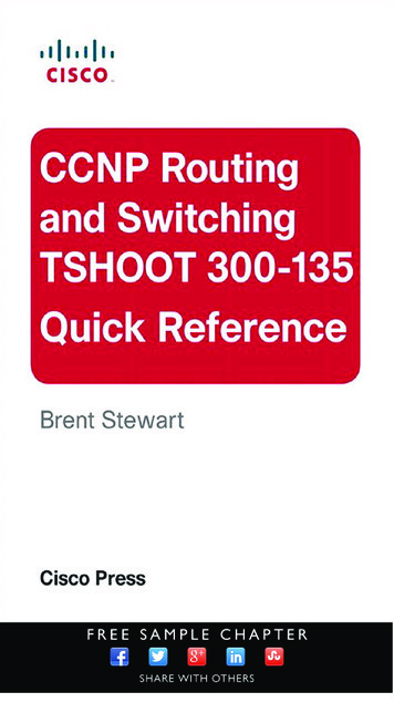 CCNP Routing And Switching TSHOOT 300-135 Quick Reference - Pearsoncmg 