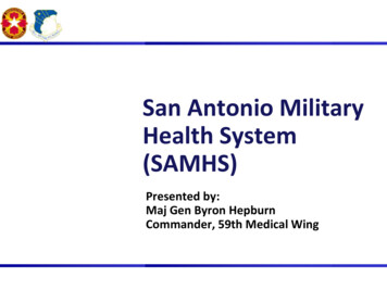 San Antonio Military Health System (SAMHS)