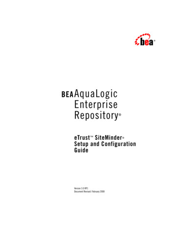 BEAAquaLogic Enterprise Repository