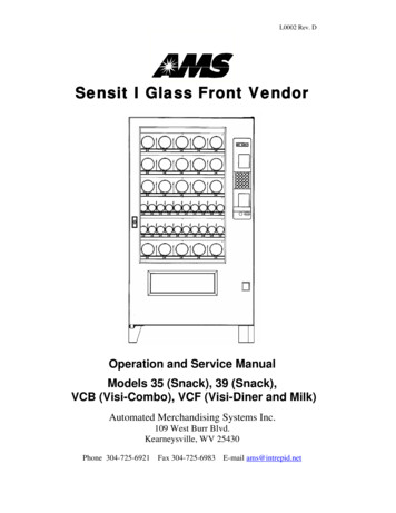 Sensit I Glass Front Vendor - Vend-Resource