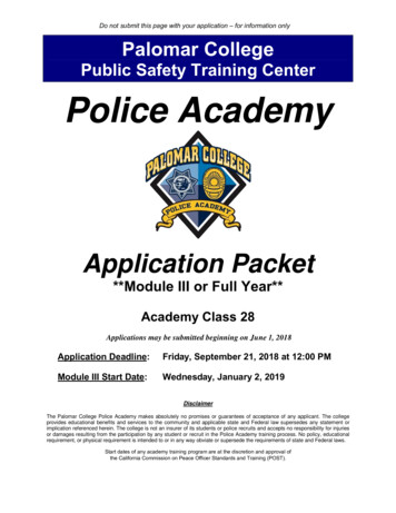 Palomar College Public Safety Training Center