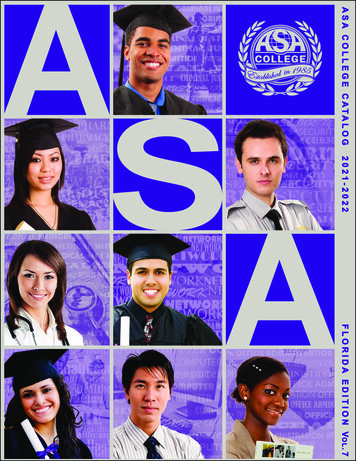 ASA Florida Catalog - ASA College