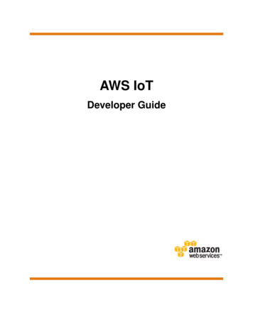 AWS IoT Developer Guide - GitHub Pages