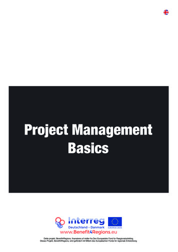Project Management Basics - Benefit4regions