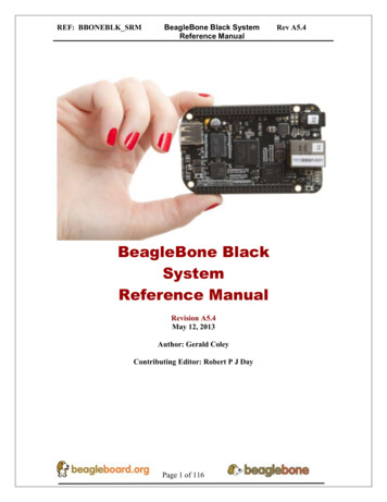 BeagleBone Black System Reference Manual - SparkFun Electronics