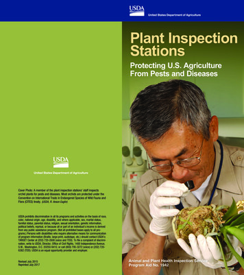 Plant Inspection Stations - USDA