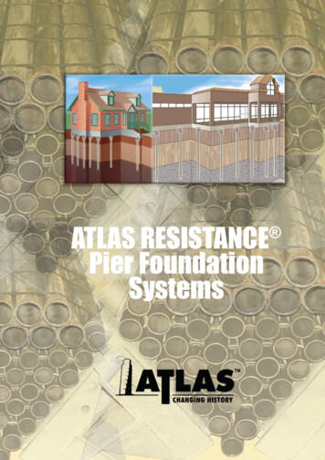 ATLAS RESISTANCE Pier Foundation Systems - Intech Anchoring Systems