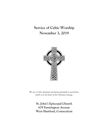 Celtic Worship 11-3-2019 - St. John's Episcopal Church