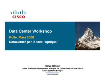 Data Center Workshop - Cisco