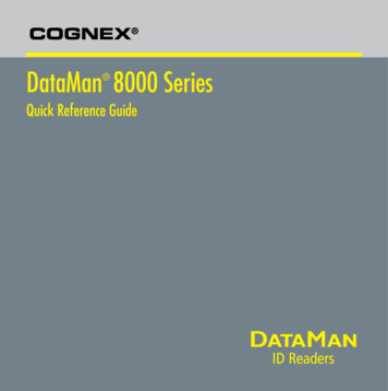 DataMan 8000 Series - Usermanual.wiki