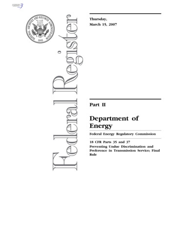 Department Of Energy - Govinfo