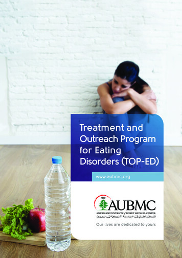 Treatment And Outreach Program For Eating Disorders (TOP-ED)