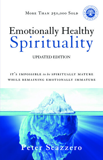 Emotionally Healthy Spirituality - Emocionalmente Sano