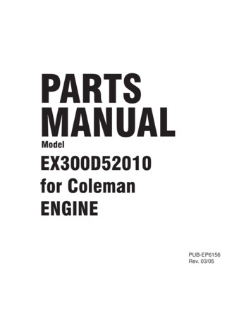 EX30 Parts Manual EP6156 Rev 03-05 - Arkansas-ope 