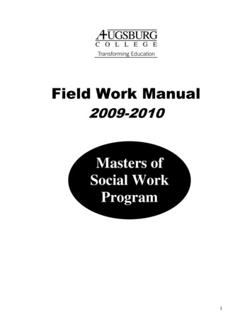 Masters Of Social Work Program - Augsburg University