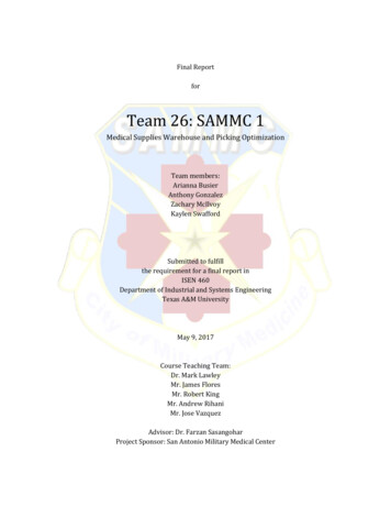 Team 26: SAMMC 1 - Mcilvoy 