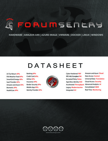 DATASHEET - Forum Systems