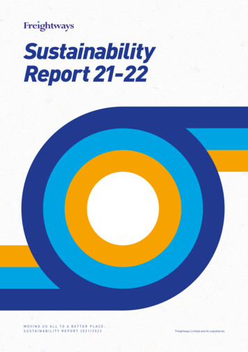 Sustainability Report 21-22