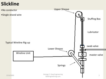 Upper Sheave Stuffing Box Typical Wireline Rig-up - OilProduction