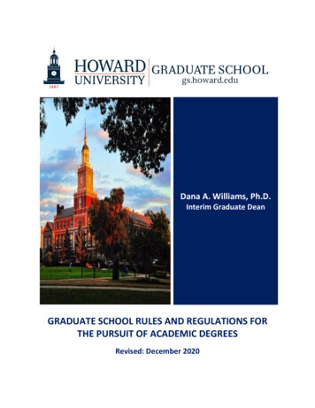 OF ACADEMIC DEGREES - Howard University