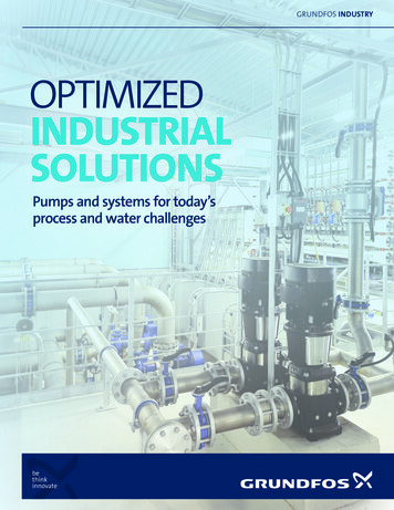 OPTIMIZED INDUSTRIAL SOLUTIONS - Grundfos