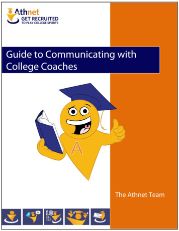 Guide To Communicating With College Coaches - Athletic Scholarships
