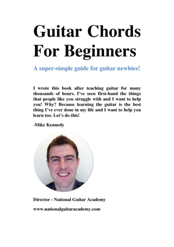 Guitar Chords For Beginners - National Guitar Academy
