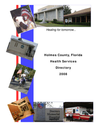Holmes County, Florida Health Services Directory - NACo