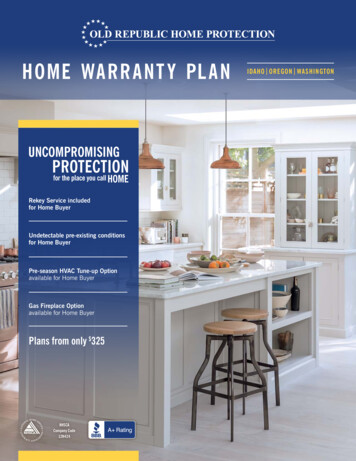 Home Warranty Plan Idaho Oregon Washington - Orhp