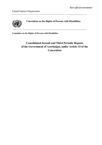 Consolidated Second And Third Periodic Reports Of The Government Of .
