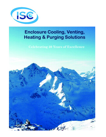 Enclosure Cooling, Venting, Heating & Purging Solutions - ISC Sales