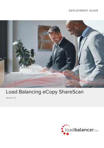 Load Balancing ECopy ShareScan