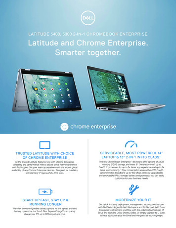 Latitude Chrome Enterprise Spec Sheet