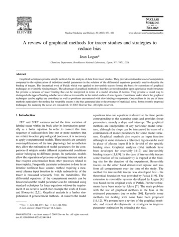 A Review Of Graphical Methods For Tracer Studies And Strategies To .