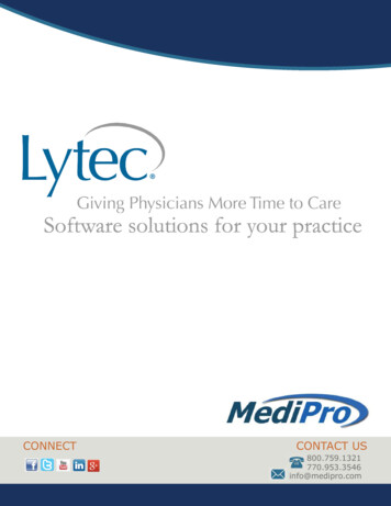 Lytec PM Book - MediPro