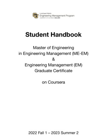 ME-EM On Coursera Handbook 2022-23 FINAL VERSION - Colorado.edu