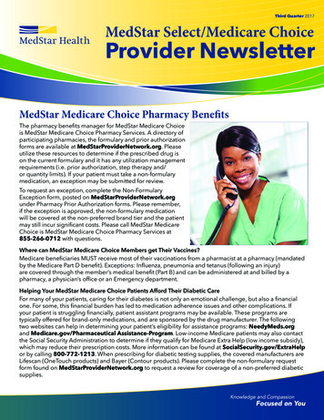MedStar Medicare Choice Pharmacy Benefits