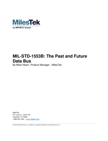 MIL-STD-1553B: The Past And Future Data Bus - Milestek