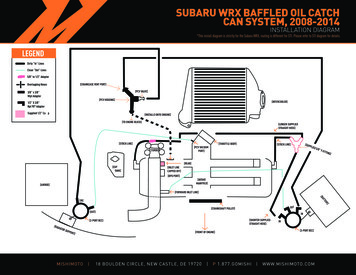 Subaru WrX Baffled Oil CatCh Can SyStem, 2008-2014 - Mishimoto