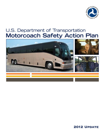 U.S. Department Of Transportation Motorcoach Safety Action Plan