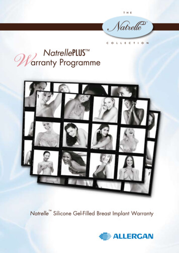 NatrellePLUS Arranty Programme - Cosmetic Breast Surgeon