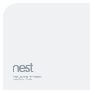 Nest Learning Thermostat Installation Guide - Plumbcity